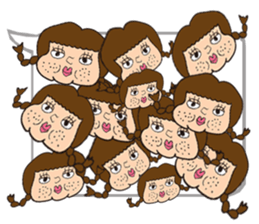 Busu-ko chan sticker sticker #14961572