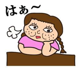 Busu-ko chan sticker sticker #14961582