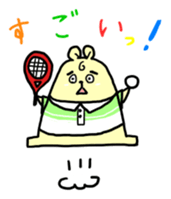 softtennis love bear sticker #14962202