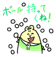 softtennis love bear sticker #14962205