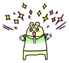 softtennis love bear sticker #14962212