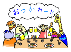 softtennis love bear sticker #14962213