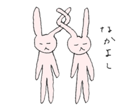 Ear rabbits sticker #14962860
