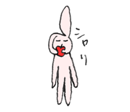 Ear rabbits sticker #14962873
