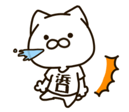 HAMAGUCHI-cat sticker #14962915