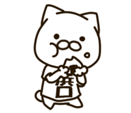 HAMAGUCHI-cat sticker #14962917