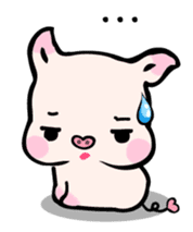 Small Pig & Teddy (EN) sticker #14963017