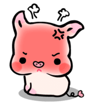 Small Pig & Teddy (EN) sticker #14963018