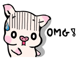 Small Pig & Teddy (EN) sticker #14963021