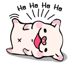 Small Pig & Teddy (EN) sticker #14963025