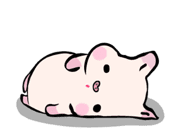 Small Pig & Teddy (EN) sticker #14963030