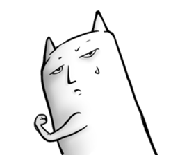 "The Weird Cat" sticker #14963347