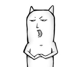 "The Weird Cat" sticker #14963355