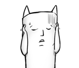 "The Weird Cat" sticker #14963362