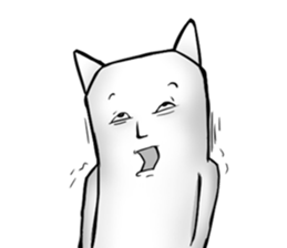 "The Weird Cat" sticker #14963364