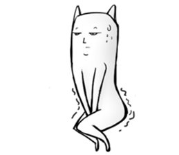 "The Weird Cat" sticker #14963375