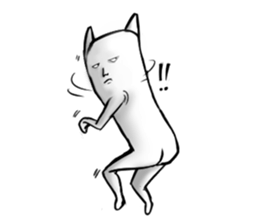 "The Weird Cat" sticker #14963379