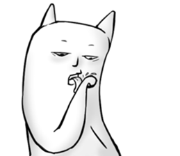 "The Weird Cat" sticker #14963380