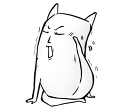 "The Weird Cat" sticker #14963381