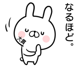 Onuki's rabbit sticker sticker #14963577
