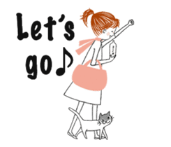 Cheri with Chignon sticker #14963822