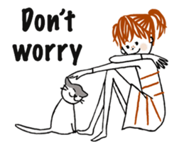 Cheri with Chignon sticker #14963826