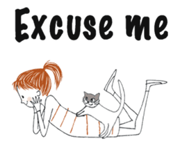 Cheri with Chignon sticker #14963828