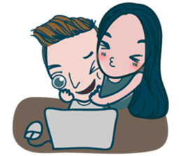 HE AND ME#GM sticker #14965000