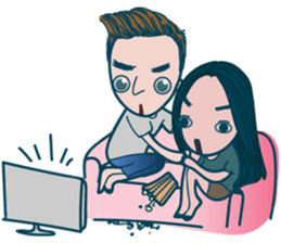 HE AND ME#GM sticker #14965004