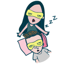 HE AND ME#GM sticker #14965005