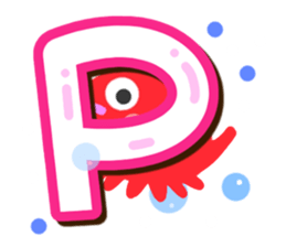 Octopus Sticker (Alphabet version) sticker #14965037