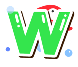 Octopus Sticker (Alphabet version) sticker #14965044