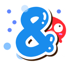 Octopus Sticker (Alphabet version) sticker #14965049