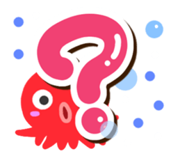 Octopus Sticker (Alphabet version) sticker #14965052