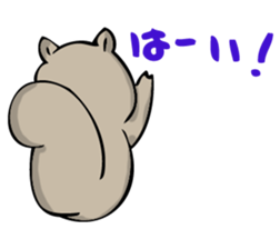 It looks like a squirrel. sticker #14965696