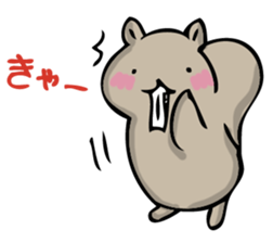 It looks like a squirrel. sticker #14965717