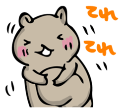 It looks like a squirrel. sticker #14965726