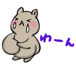 It looks like a squirrel. sticker #14965733