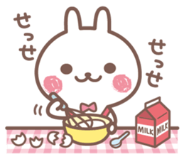 suki suki rabbit2 sticker #14966630