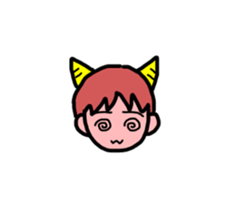 oni-chiruru Sticer sticker #14966930
