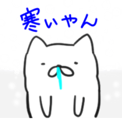 The temperature is cold.