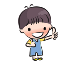 little boy cute cute sticker #14968463