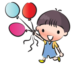 little boy cute cute sticker #14968465