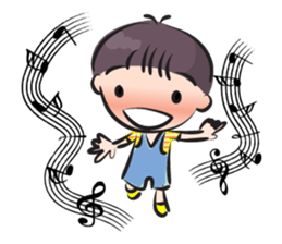 little boy cute cute sticker #14968469