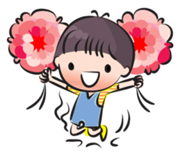 little boy cute cute sticker #14968477