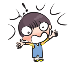 little boy cute cute sticker #14968480