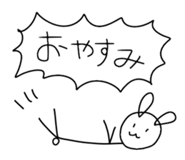 bou usagi sticker sticker #14968696