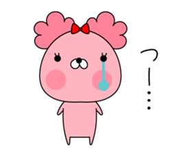 Pink toy poodle. sticker #14968959