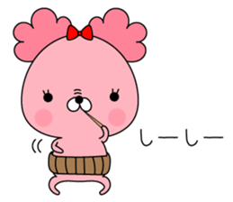 Pink toy poodle. sticker #14968962