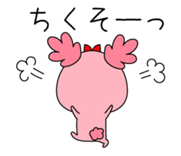 Pink toy poodle. sticker #14968970